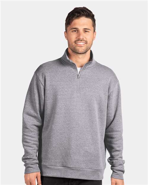 Unisexe Chandail molletonné 1/4 zip