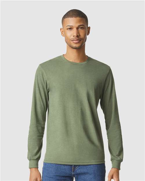 Unisexe Softstyle® CVC T-shirt à manches longues