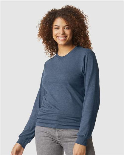 Unisexe Softstyle® CVC T-shirt à manches longues