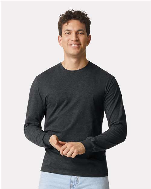 Unisexe Softstyle® CVC T-shirt à manches longues