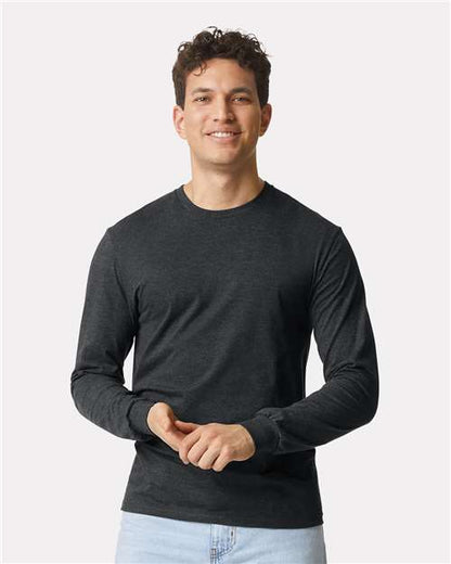 Unisexe Softstyle® CVC T-shirt à manches longues