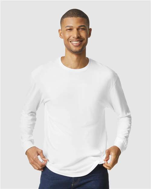 Unisexe Softstyle® CVC T-shirt à manches longues