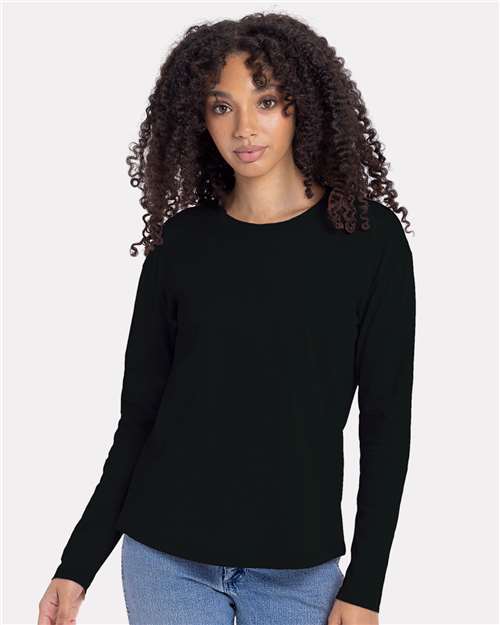 Femme Cotton Relaxed T-shirt à manches longues