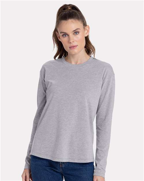 Femme Cotton Relaxed T-shirt à manches longues