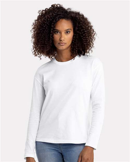 Femme Cotton Relaxed T-shirt à manches longues