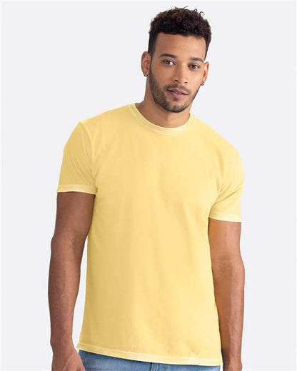 Unisexe T-shirt délavé doux