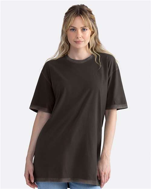 Unisexe T-shirt délavé doux