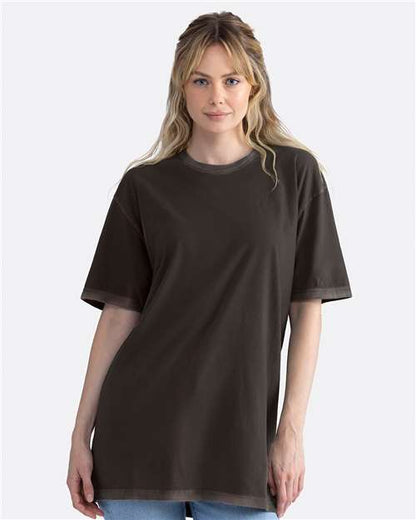 Unisexe T-shirt délavé doux