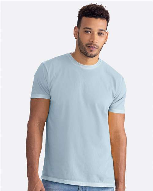 Unisexe T-shirt délavé doux