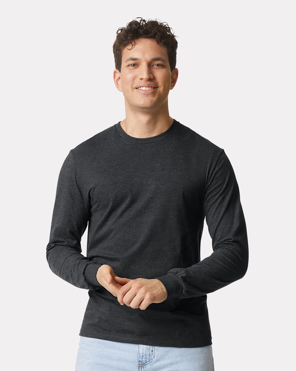 Unisexe Softstyle® CVC T-shirt à manches longues