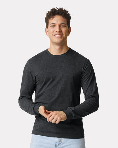Unisexe Softstyle® CVC T-shirt à manches longues
