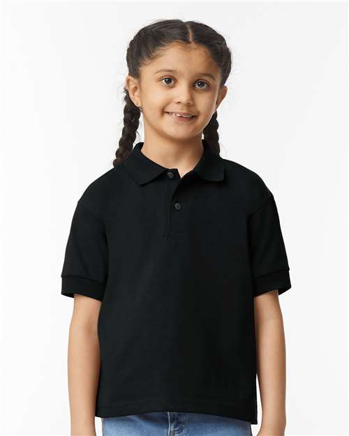 Junior DryBlend® Polo en jersey