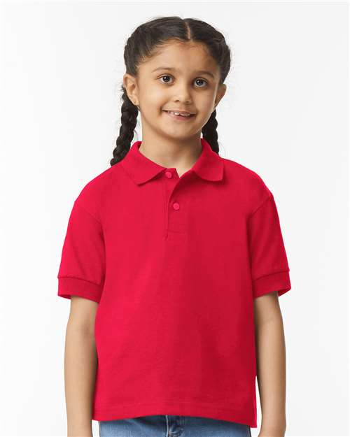 Junior DryBlend® Polo en jersey