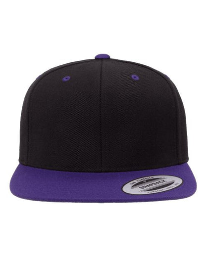 Casquette snapback Premium, visière plate