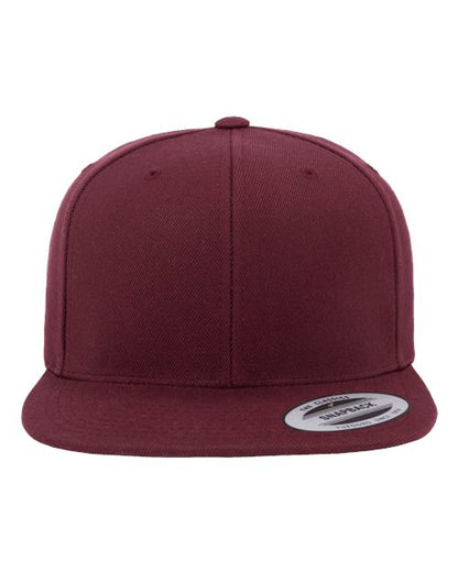 Casquette snapback Premium, visière plate