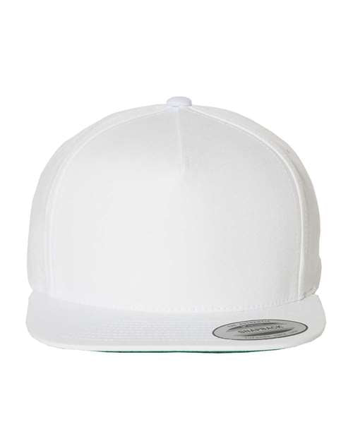 Casquette snapback 5 panneaux en coton sergé