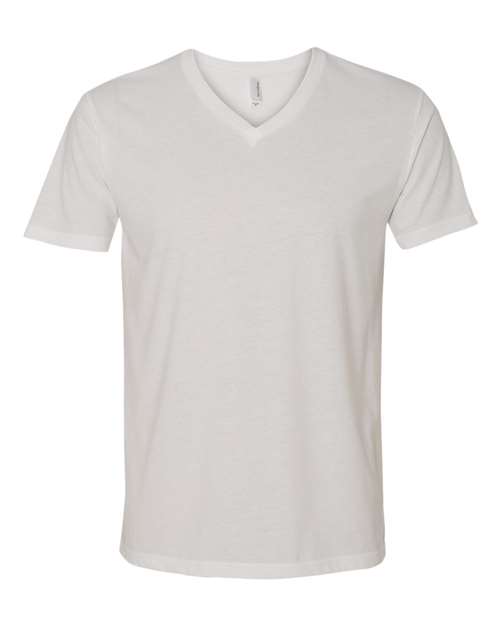 Unisexe suédé T-shirt col en V