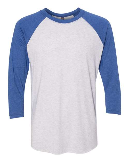 Unisexe Triblend T-shirt raglan à manches 3/4