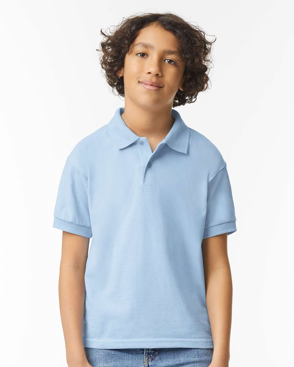 Junior DryBlend® Polo en jersey