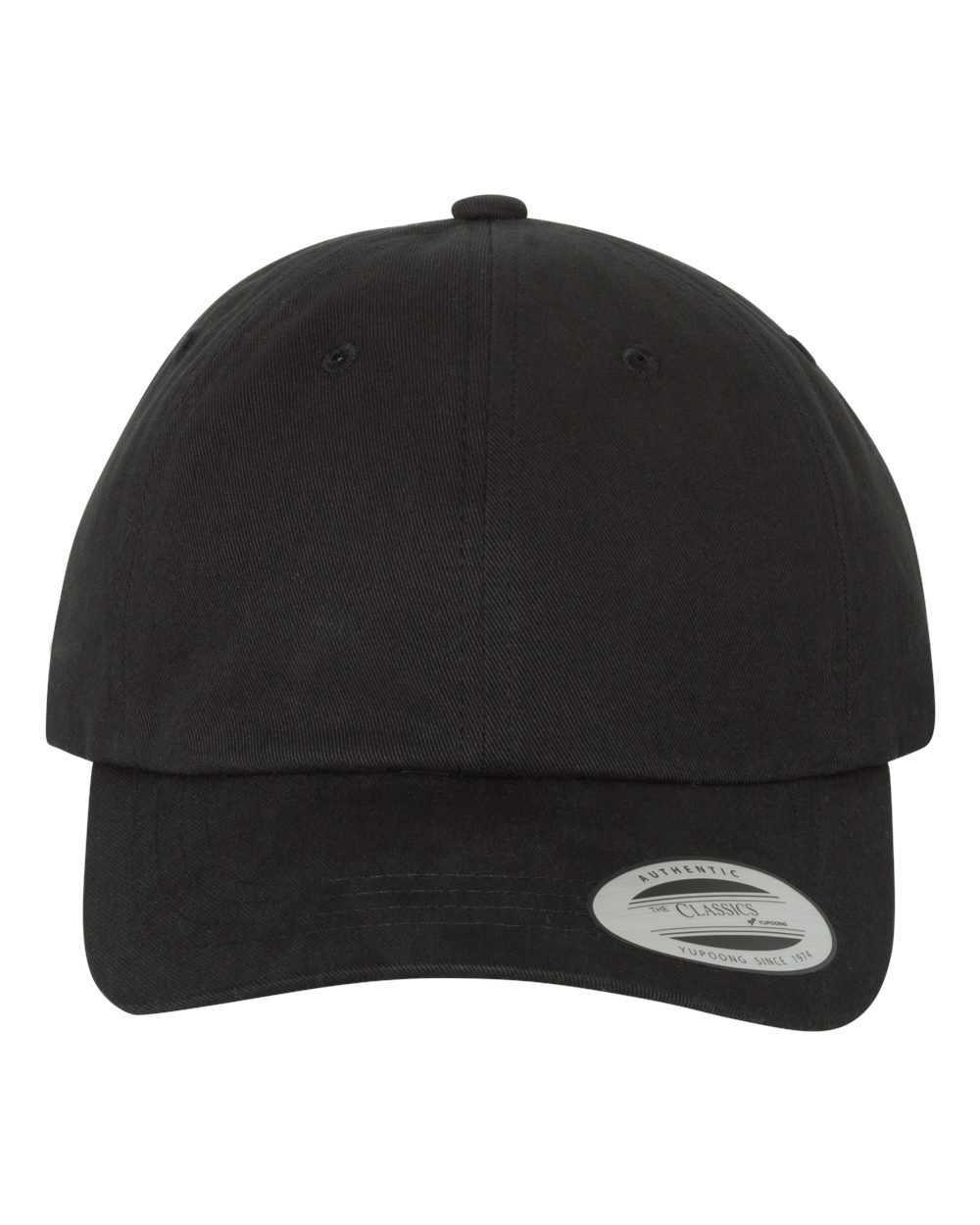 Casquette ajustable en coton sergé pigmenté