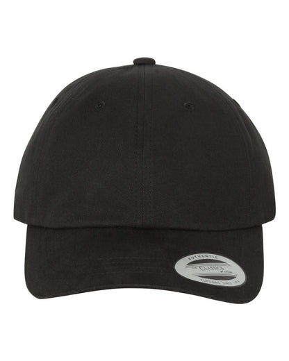Casquette ajustable en coton sergé pigmenté