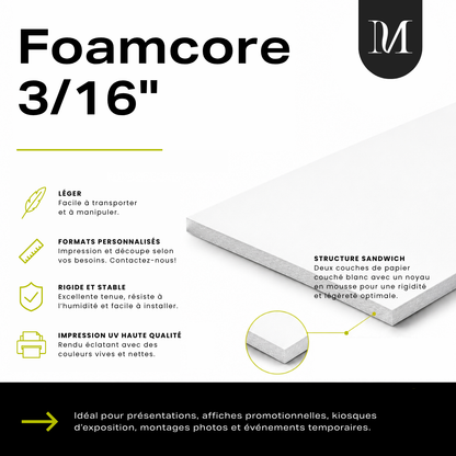 Foamcore 3/16"