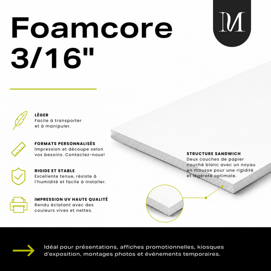 Foamcore 3/16"