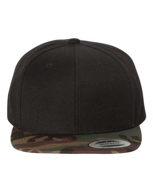 Casquette snapback Premium, visière plate