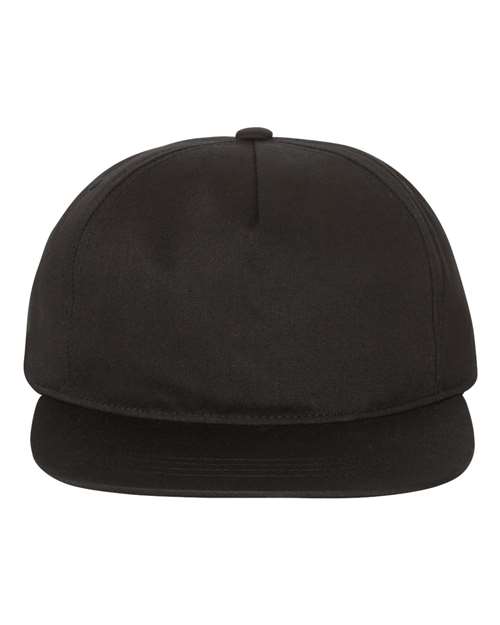 Casquette snapback 5 panneaux, légèrement structurée