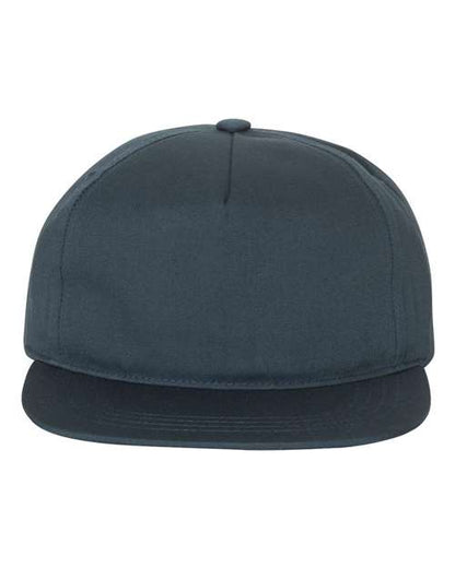 Casquette snapback 5 panneaux, légèrement structurée