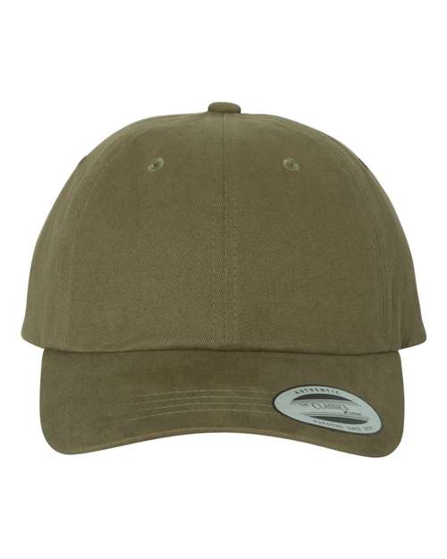 Casquette ajustable en coton sergé pigmenté