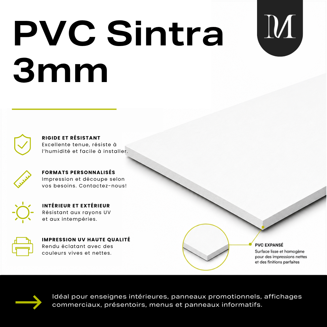 PVC Sintra 3mm