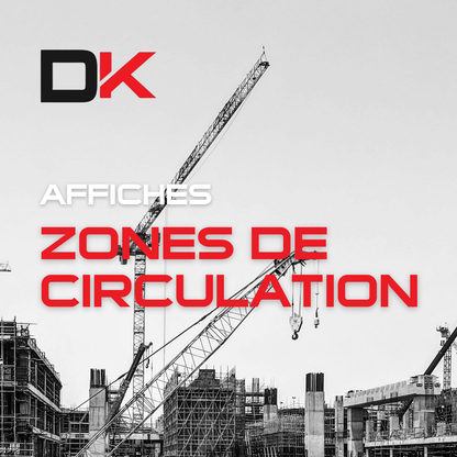Affiches - Zones de circulation