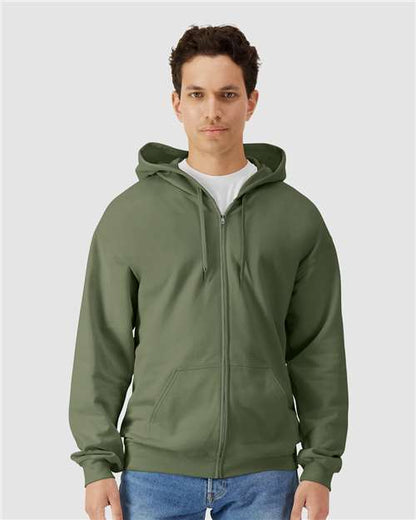 Unisexe Softstyle® mi-lourd Chandail à capuchon zippé