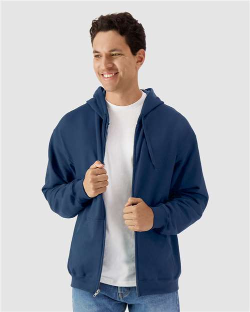 Unisexe Softstyle® mi-lourd Chandail à capuchon zippé