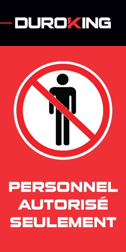 Affiches - Accès au chantier