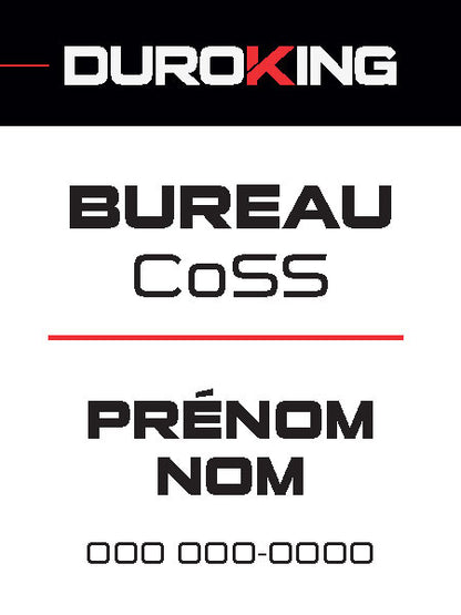 Affiches - Bureau de chantier