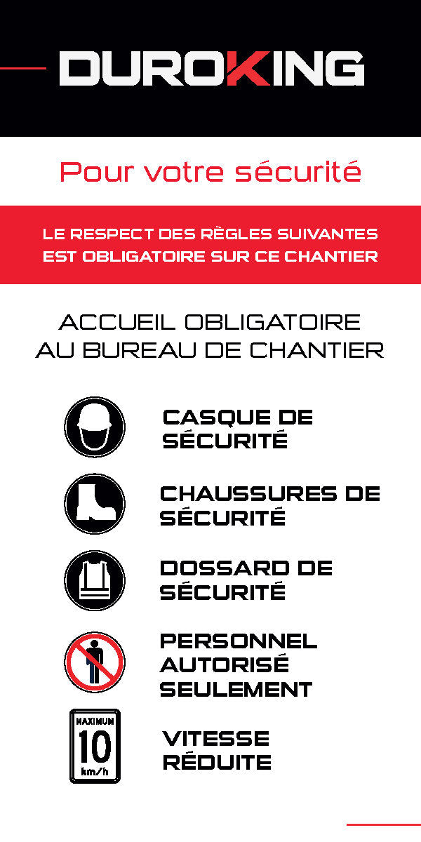 Affiches - Sécurité de chantier