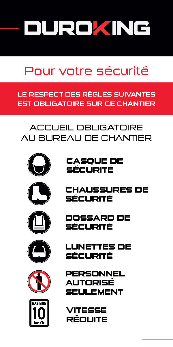 Affiches - Sécurité de chantier