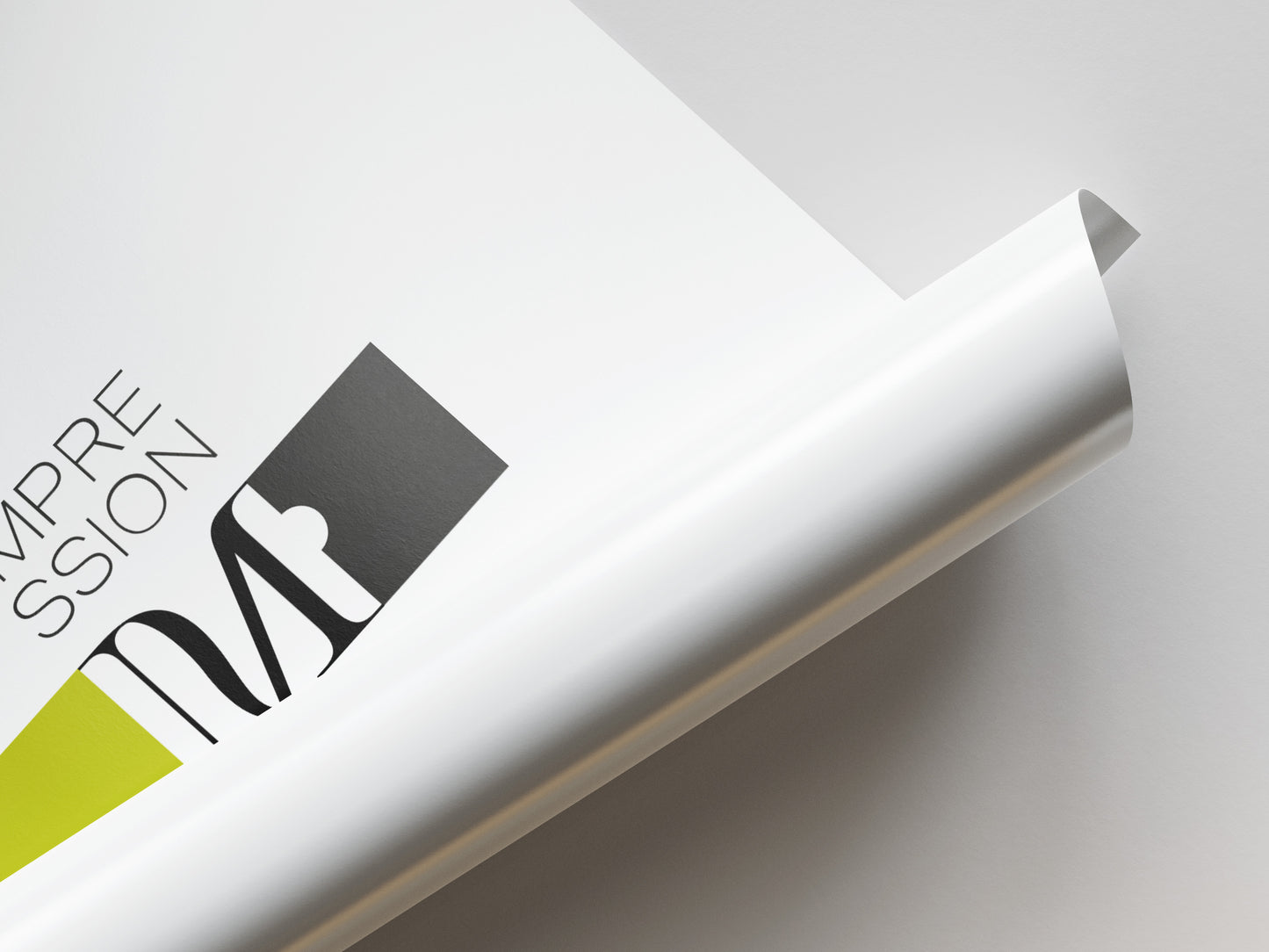 Affiches sur papier glacé 100lb