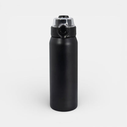 Impression M Alexis 2067 matte black stainless steel vacuum insulated water bottle with leakproof lid and carry handle