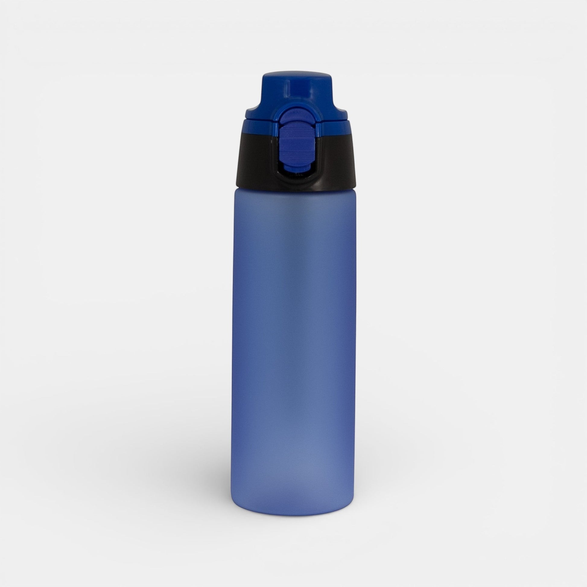 Impression M Julio Tritan 750ml blue sports water bottle with a secure flip-top lid for active lifestyles.