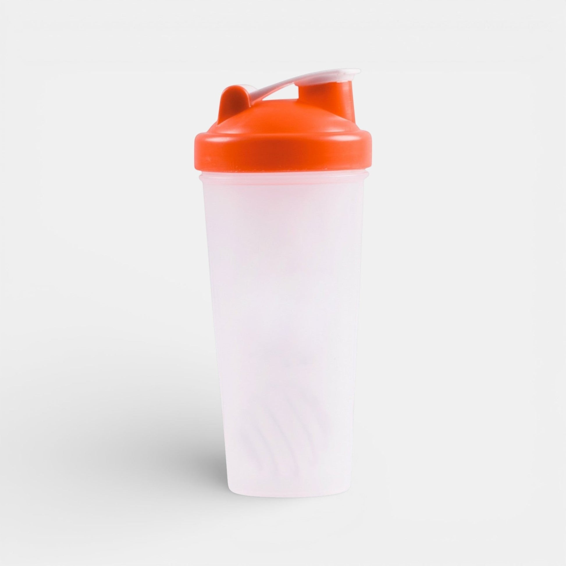 Impression M Corinthe 1575 800ml BPA-free plastic shaker bottle with an orange lid and mixing ball.