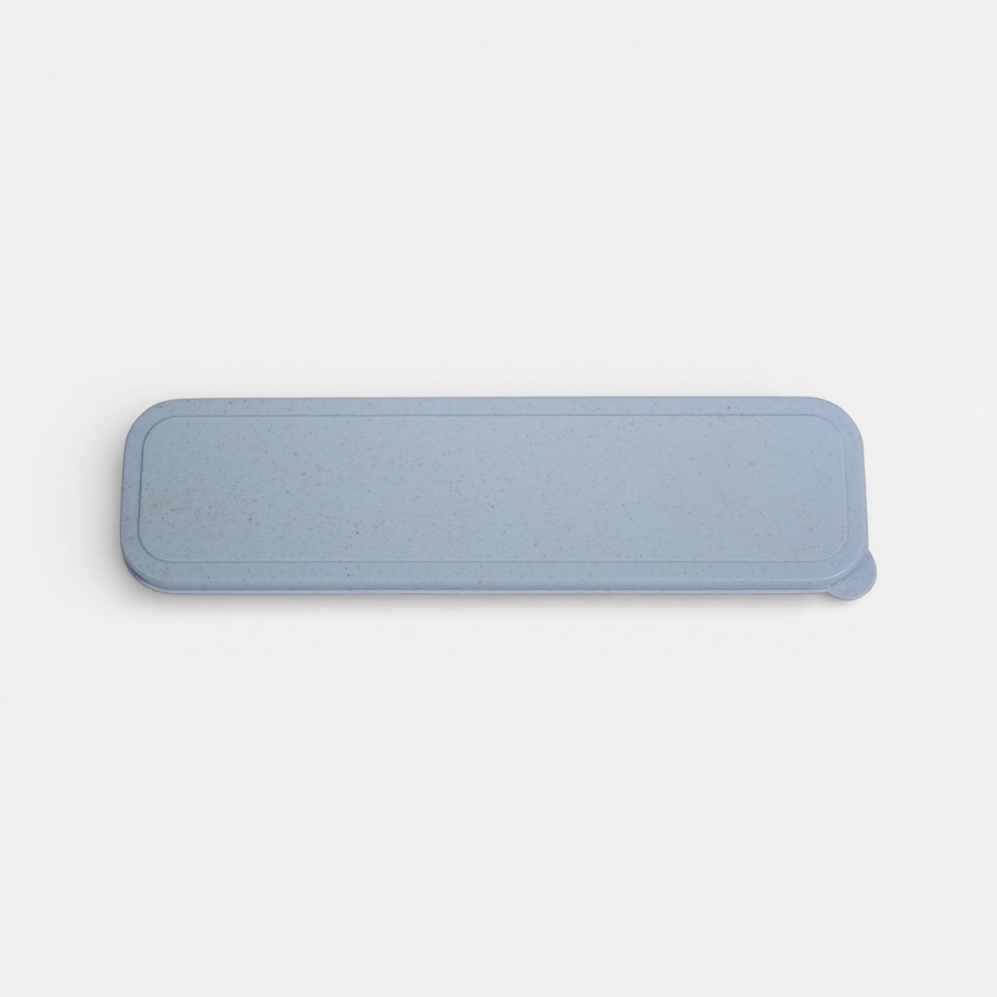 Impression M Hera 2028 biodegradable wheat straw utensil set case in light blue with a speckled finish