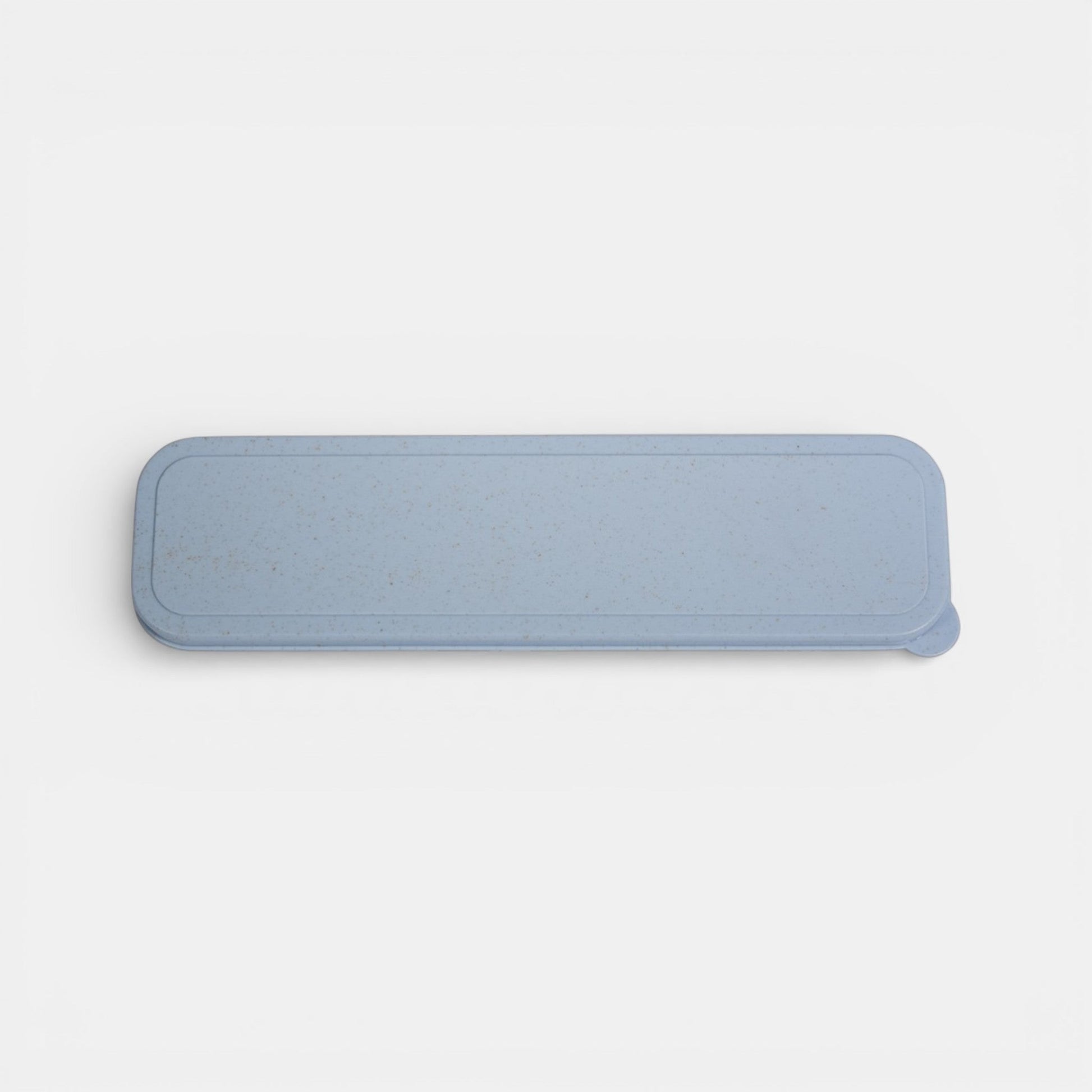 Impression M Hera 2028 biodegradable wheat straw utensil set case in light blue with a speckled finish