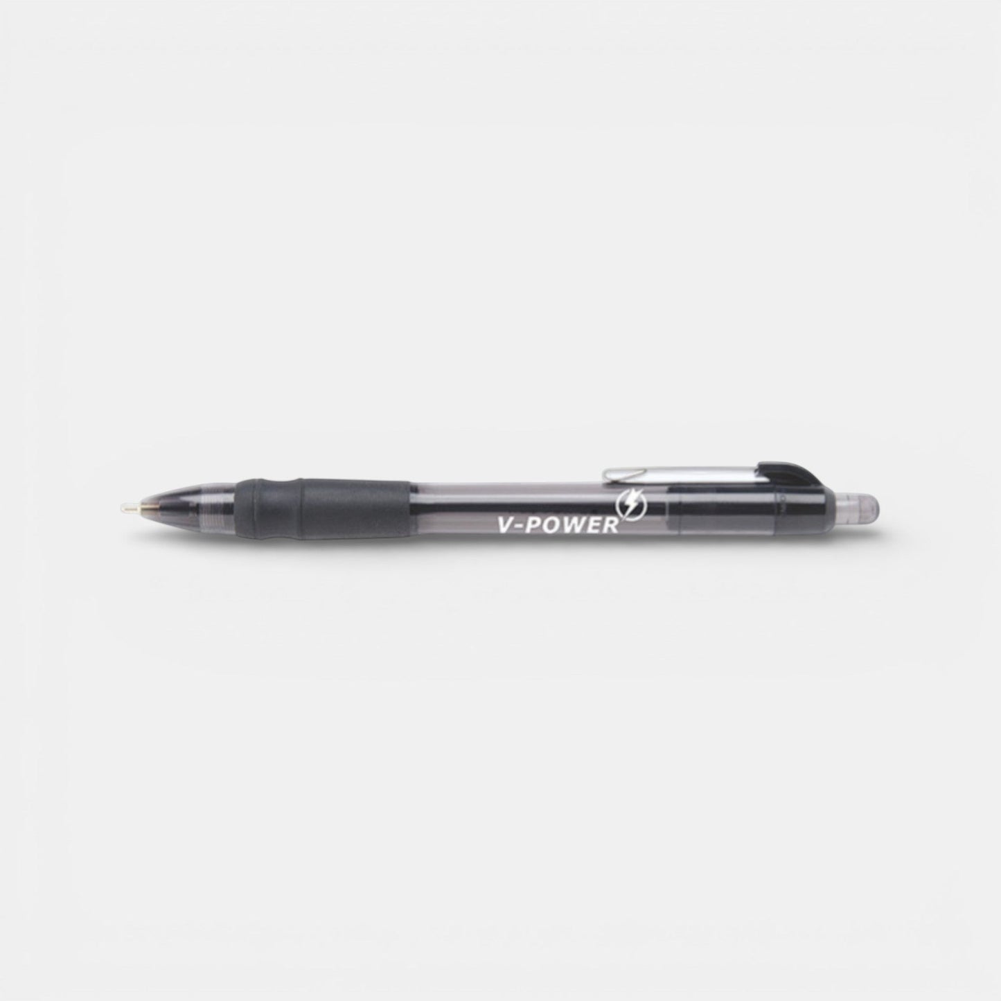 Impression M Stylo MaxGlide Click retractable ballpoint pen with black translucent body and comfort grip