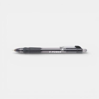 Impression M Stylo MaxGlide Click retractable ballpoint pen with black translucent body and comfort grip
