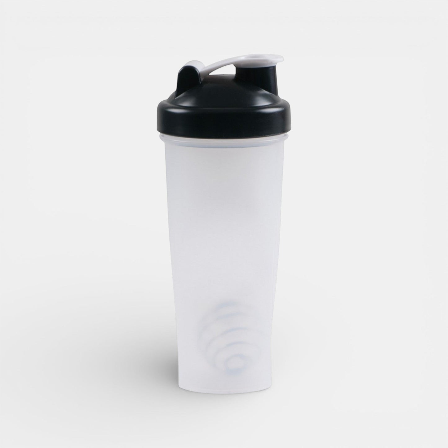 Impression M Shaker Corinthe 1575 translucent plastic bottle with black lid and stainless steel mixing ball