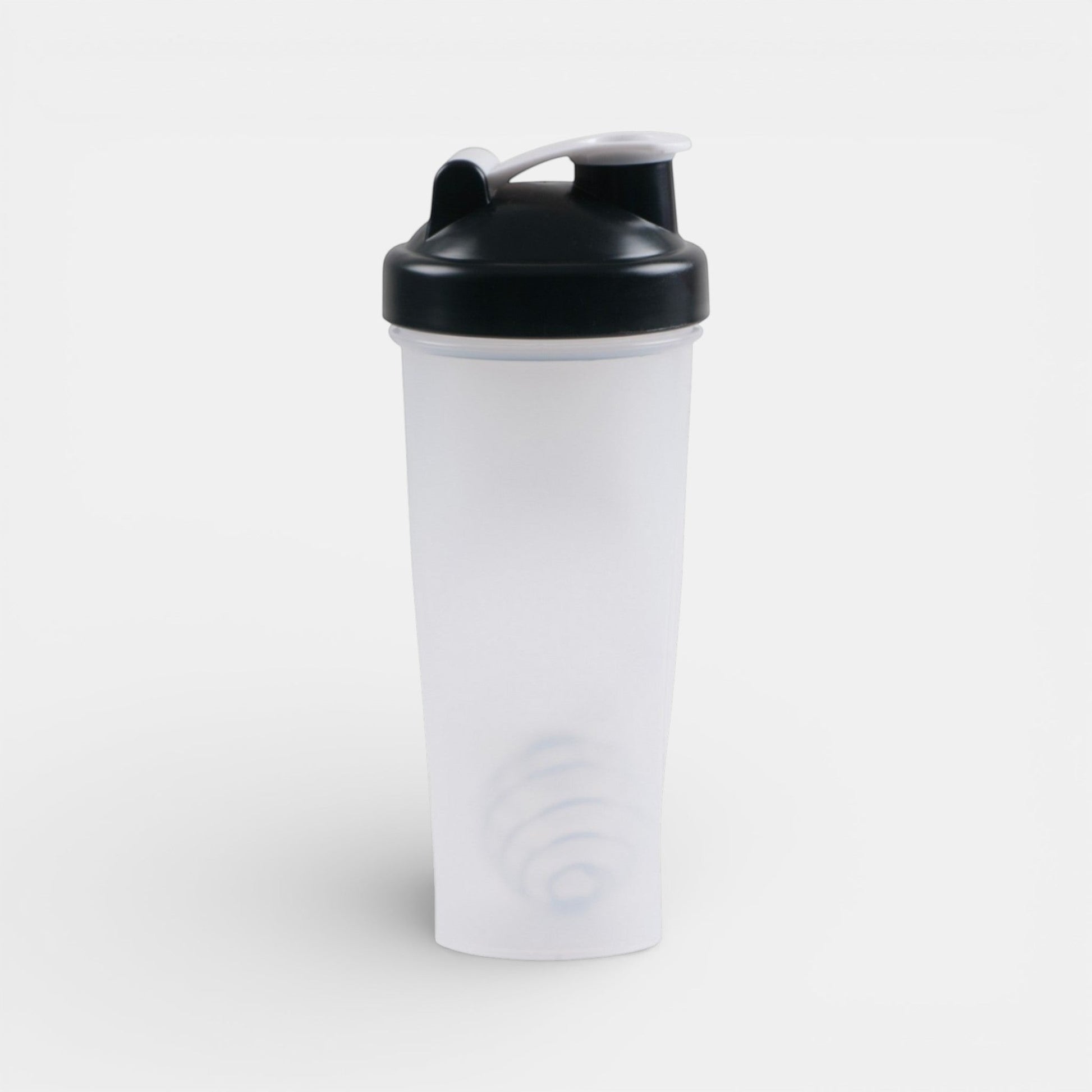 Impression M Shaker Corinthe 1575 translucent plastic bottle with black lid and stainless steel mixing ball
