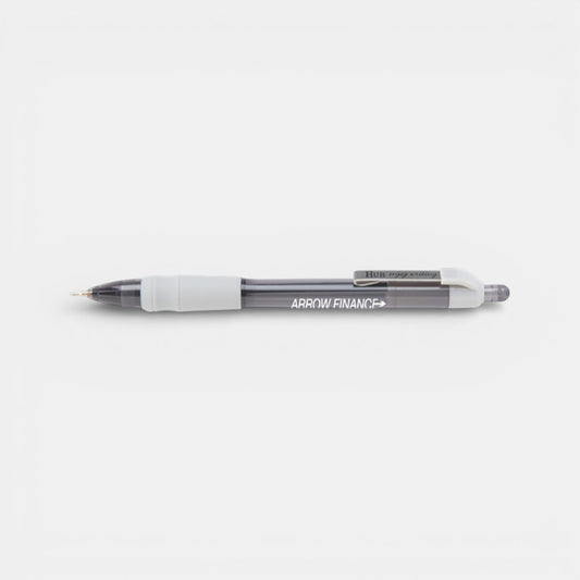 Impression M Stylo MaxGlide Click retractable ballpoint pen with translucent barrel and air-cushion rubber grip